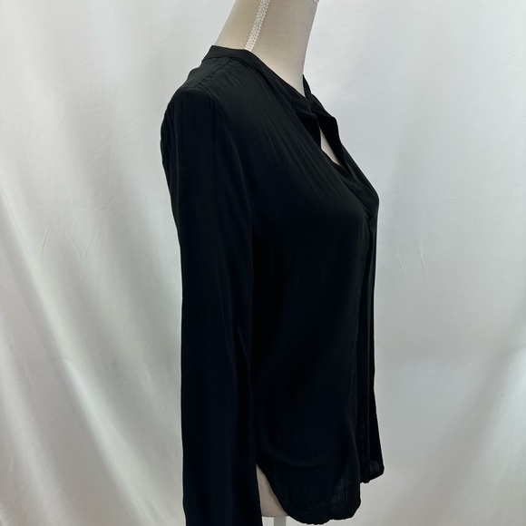 Cloth & Stone Black Relaxed Tunic Top Size XS - Picture 4 of 9